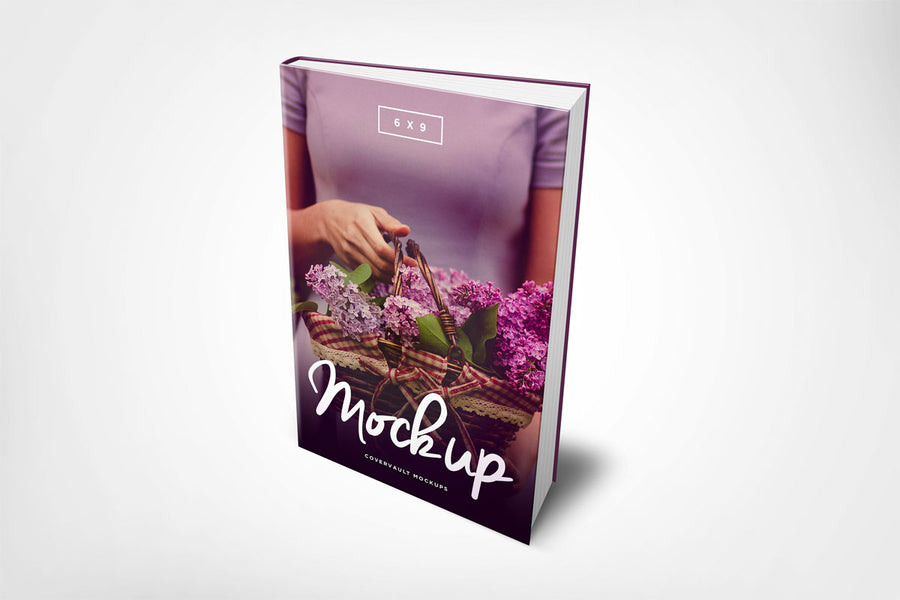 6 X 9 Hardcover Ebook Mockup