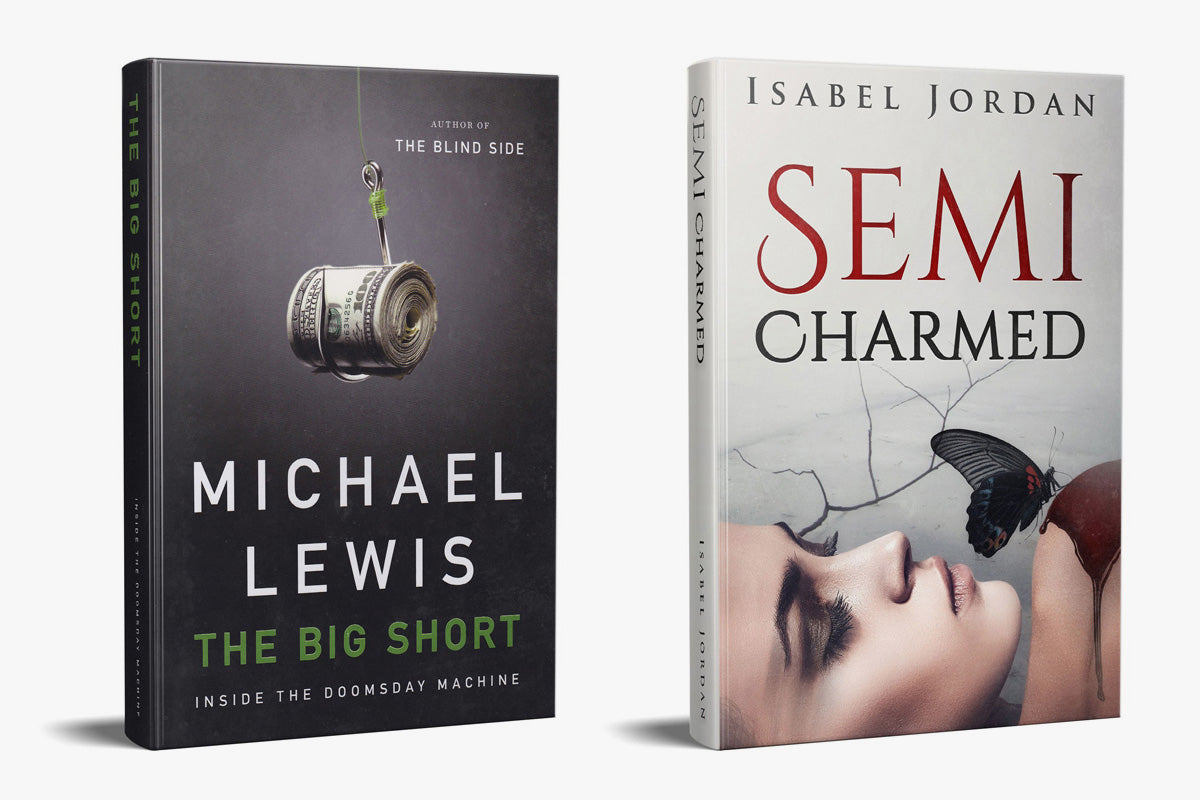 6 X 9 Standing Hardcover Book Mockup