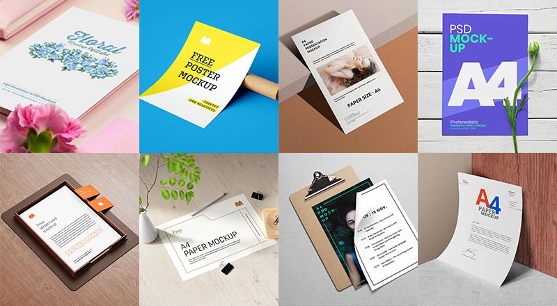 60+ A4 Flyer Mockup Psd Files