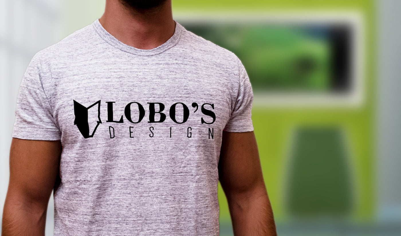 T-Shirt Mockup on a Man with Beard