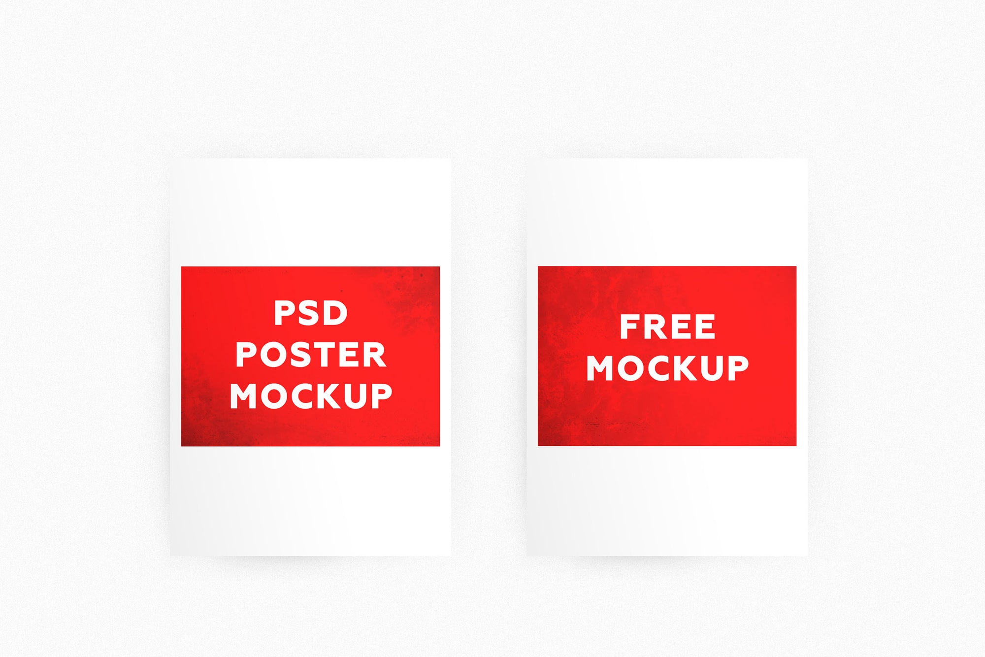 PSD Shadow Poster Mockup