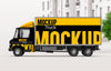 3D Truck Mockup PSD