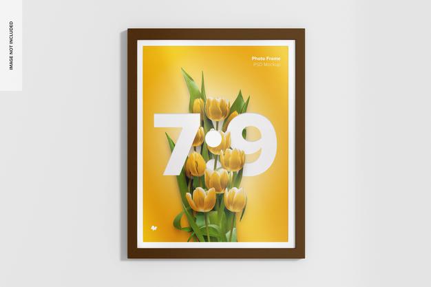 7:9 Photo Frame Mockup Psd