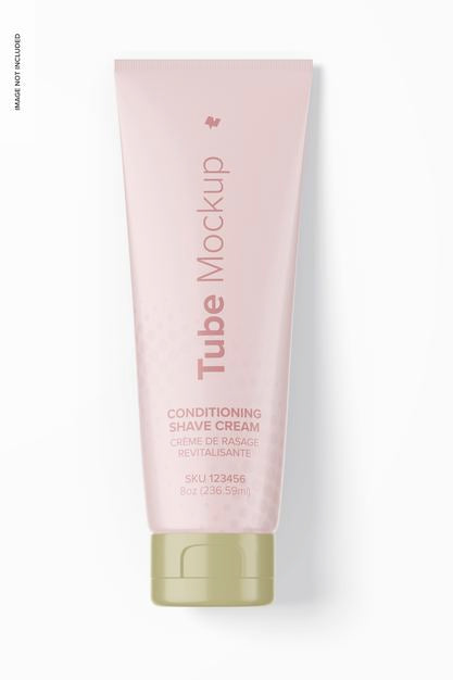 8 Oz Tube Mockup Psd