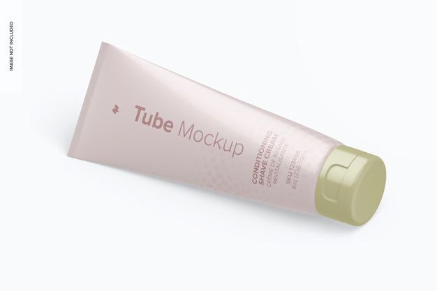 8 Oz Tube Mockup Psd