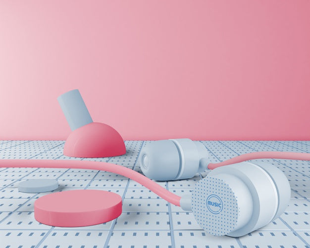 80S Minimalistic Earphones Psd