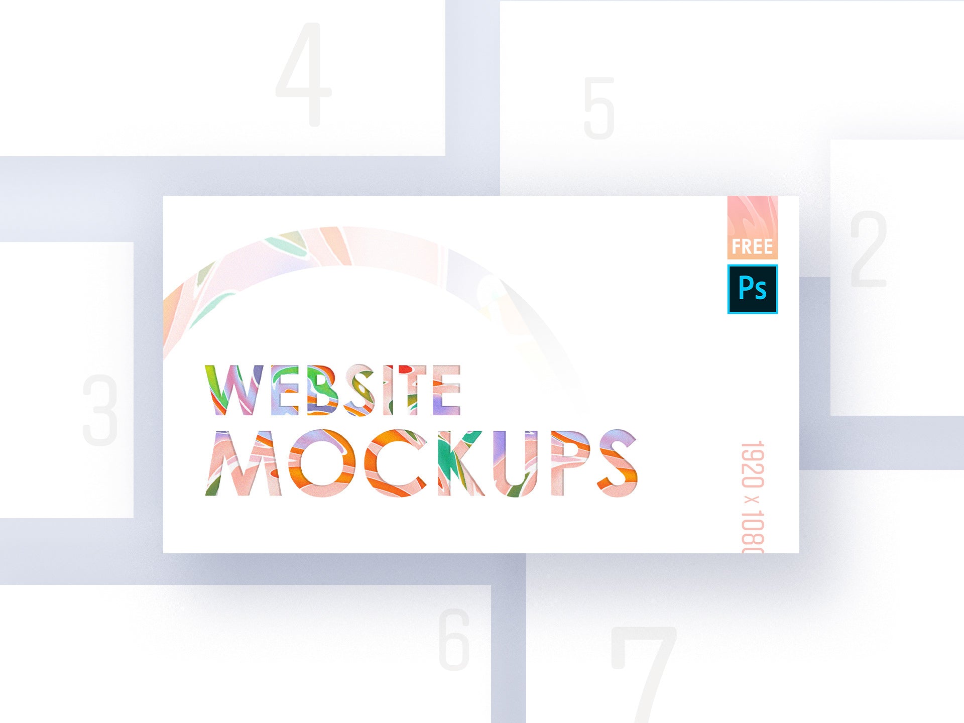 High Quality Web PSD Mockup Bundle