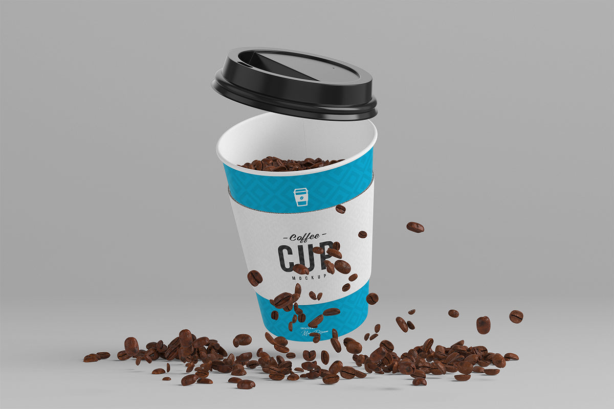 8Oz Coffee Cup Mock-Up