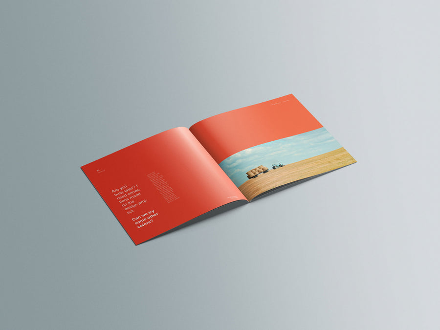 9 Square Brochure Mockups
