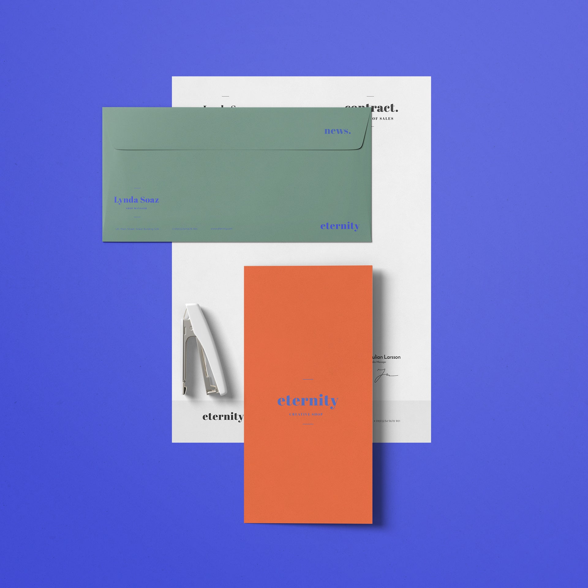 Minimal Stationery PSD Mockup Creator