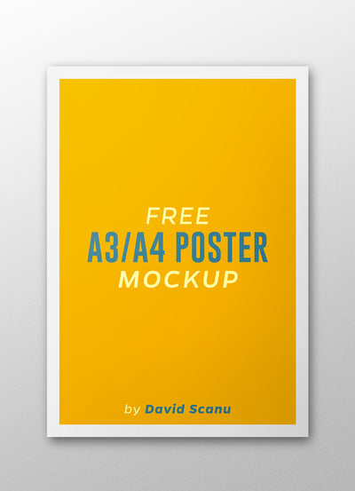 A3/A4 Poster Mockup