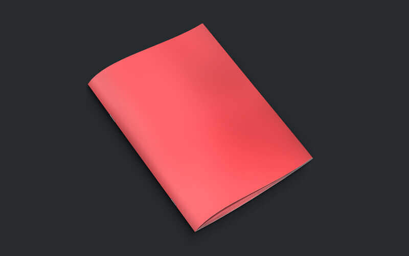 A4 Booklet Mockup with Open and Close Pages