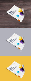 Highly Detailed A4 Paper Mockup PSD