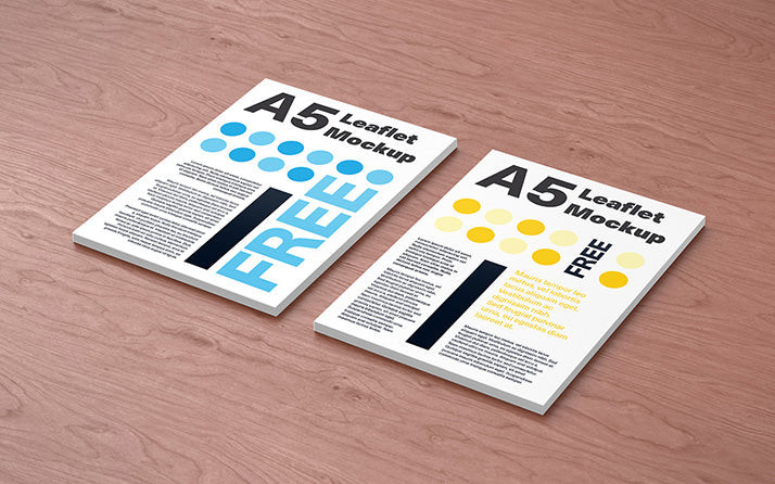 3 Mockup of Perfect Clean Leaflet