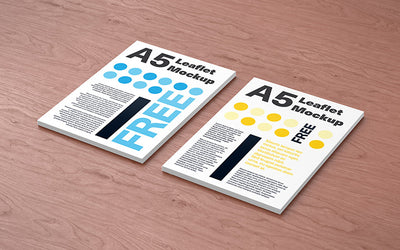 3 Mockup of Perfect Clean Leaflet