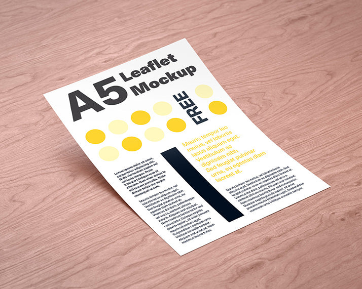 3 Mockup of Perfect Clean Leaflet