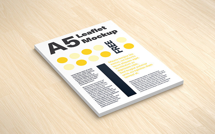 3 Mockup of Perfect Clean Leaflet
