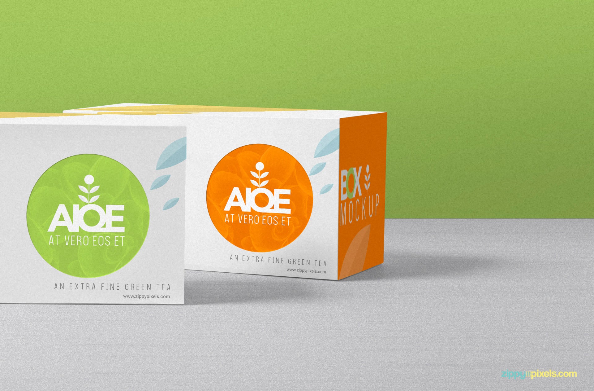 Wonderful Tea Packaging Mockup