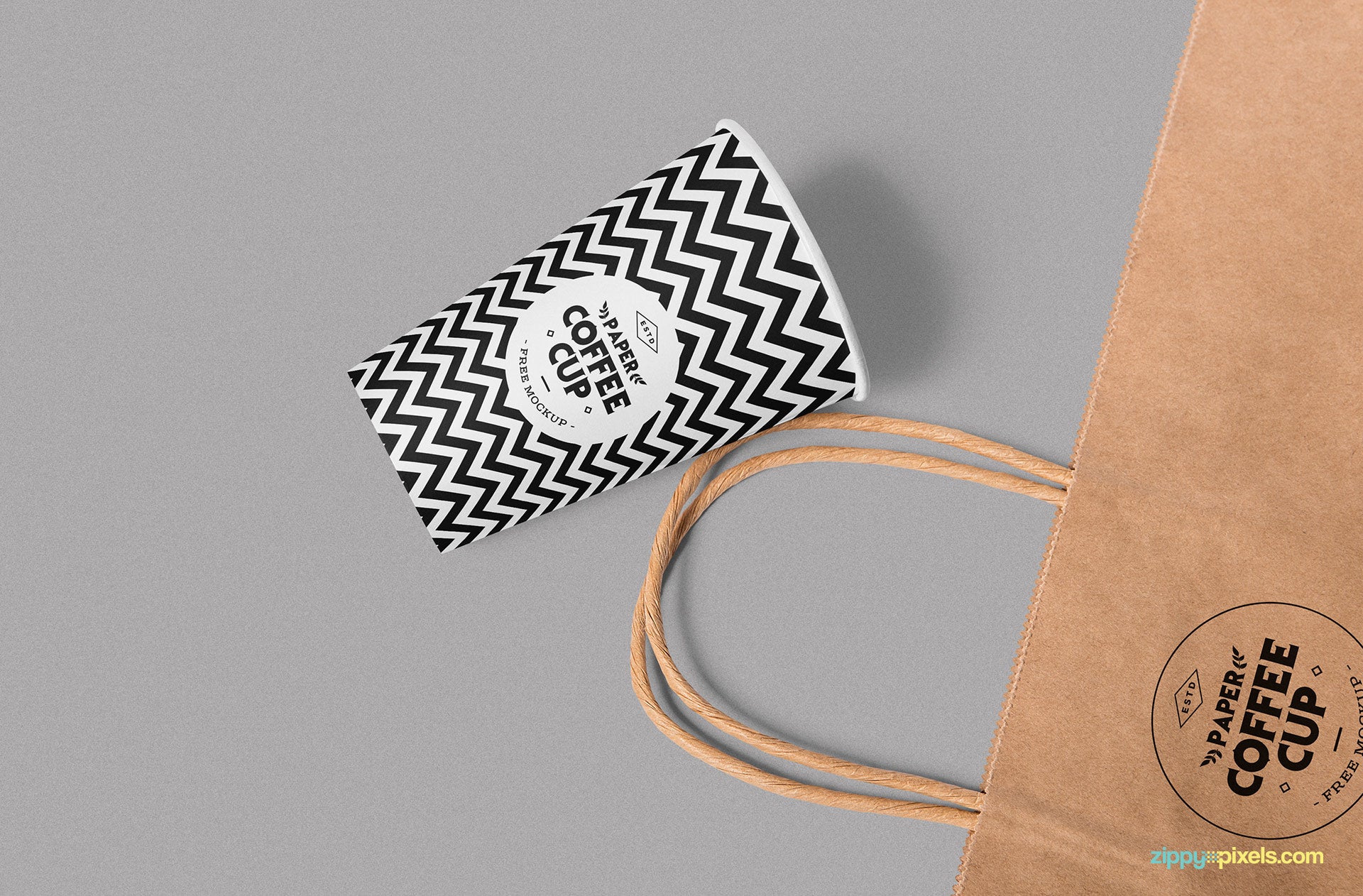 Paper Cup Mockup PSD