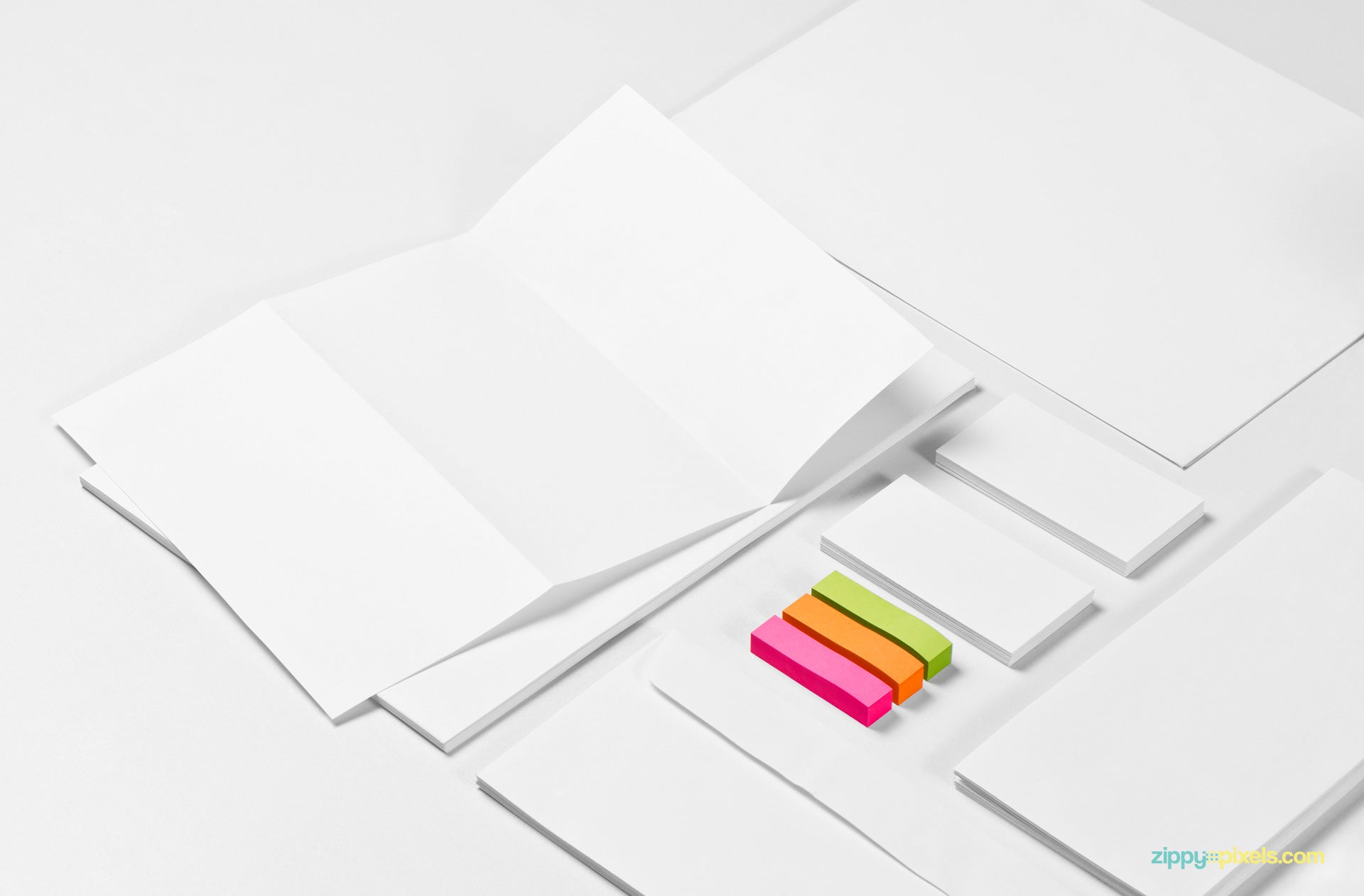 Stationery PSD Mockup Scene