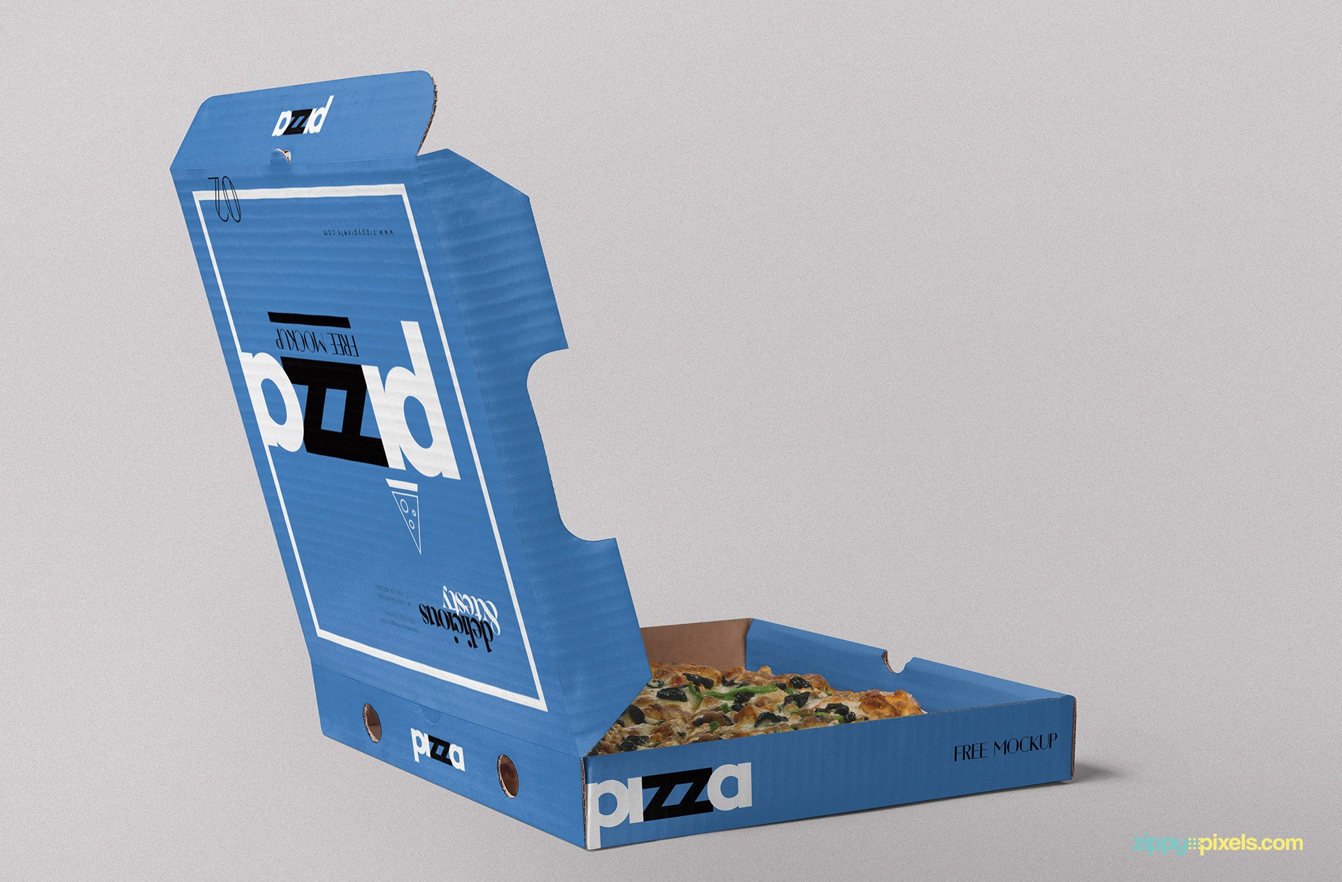 Pizza Box Mockup PSD