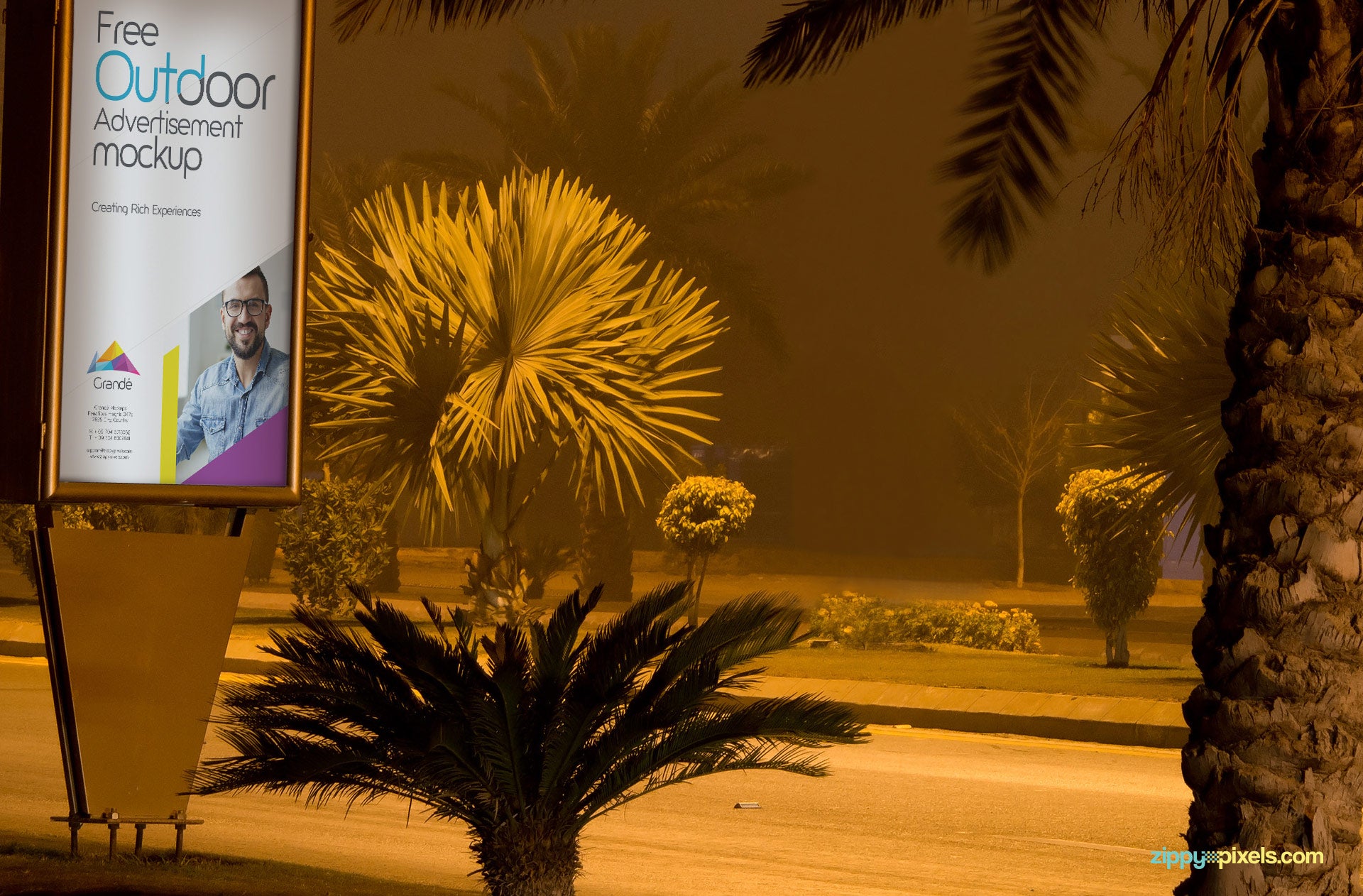 Amazing Outdoor Billboard Mockup