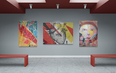 Art Gallery Frame or Poster Mockup (B2/B1/B0 Sizes)
