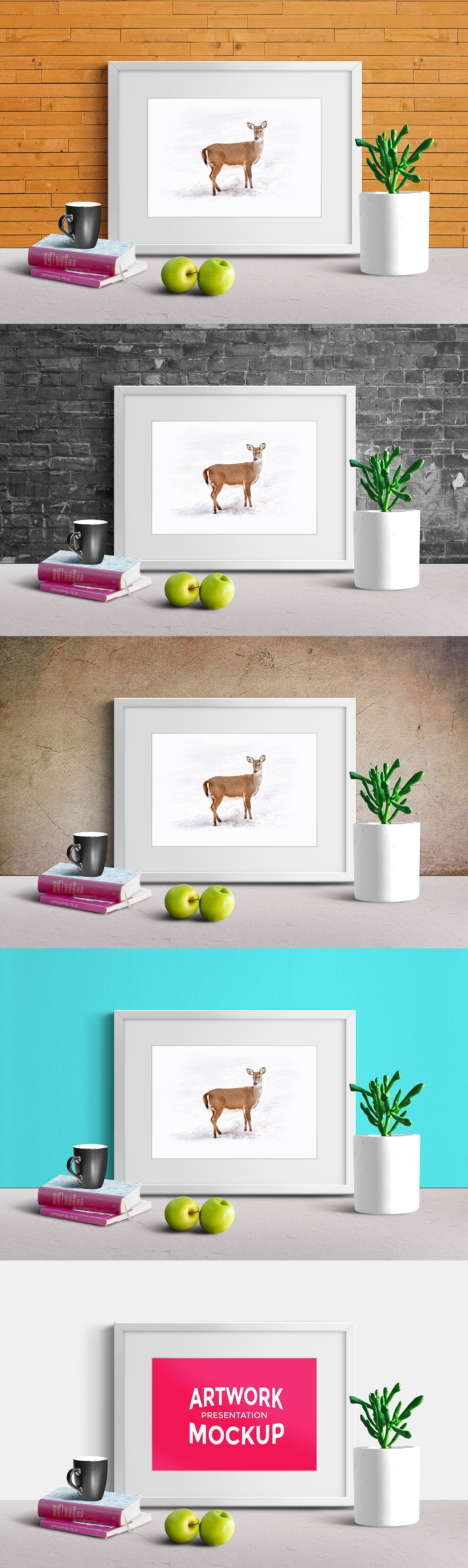 Artwork Presentation Frame Scene Mockup