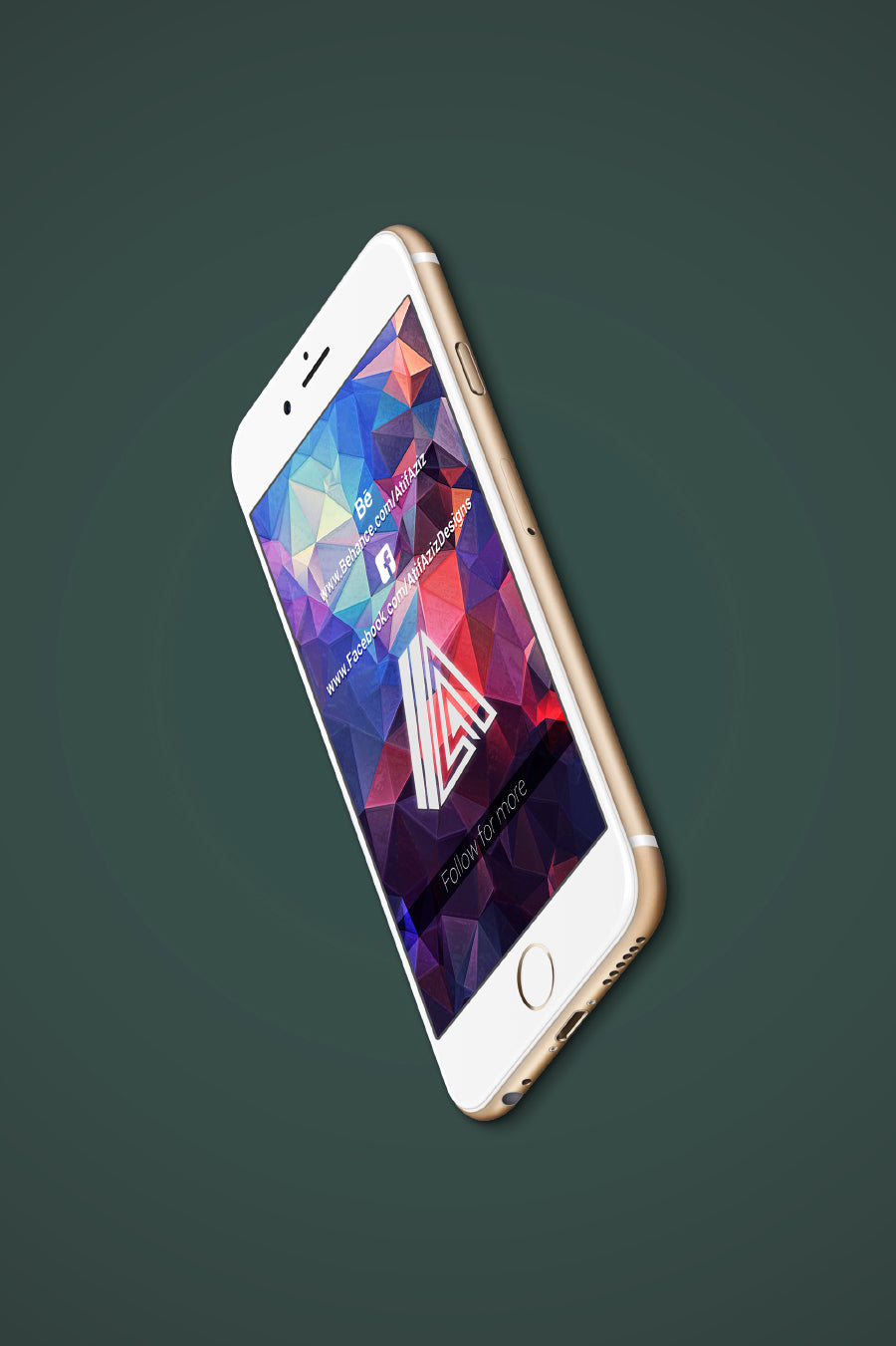 7 x White PSD iPhone Mockups