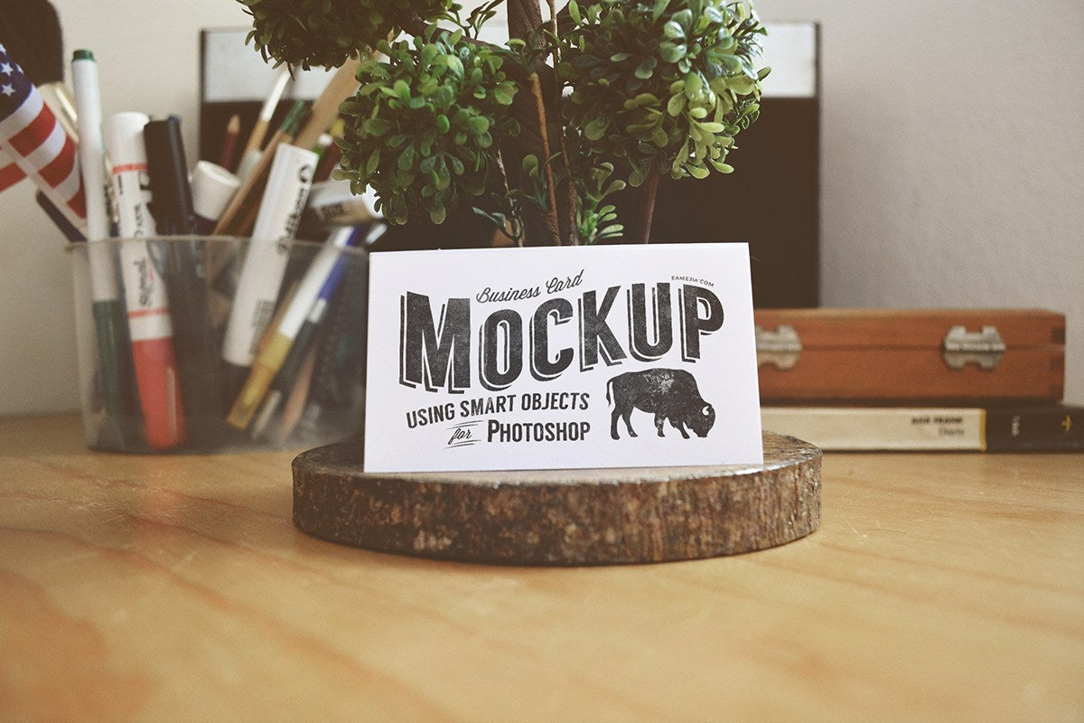 Vintage Business Card (Mockup)