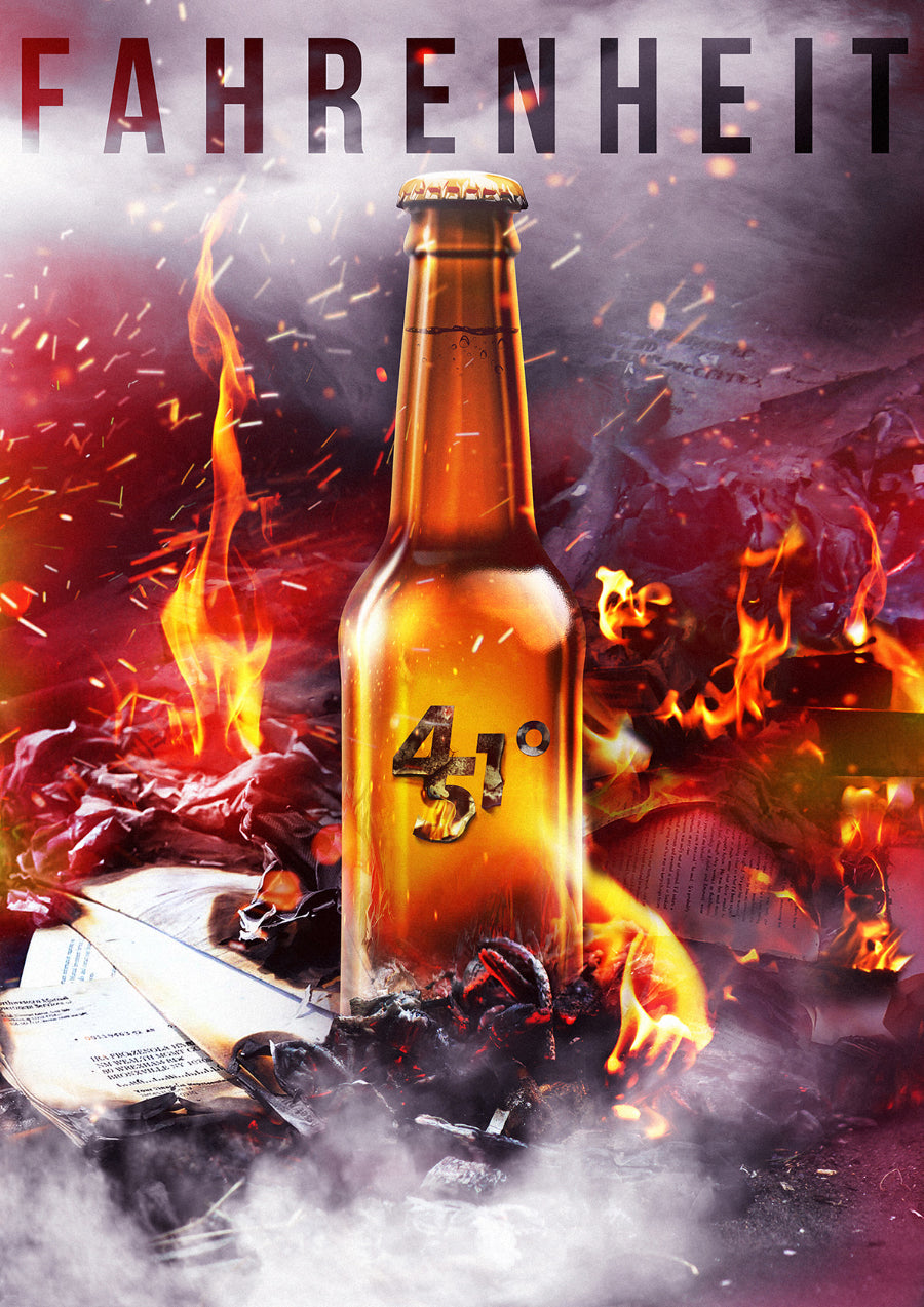 Beer Shape Bottle Mockup