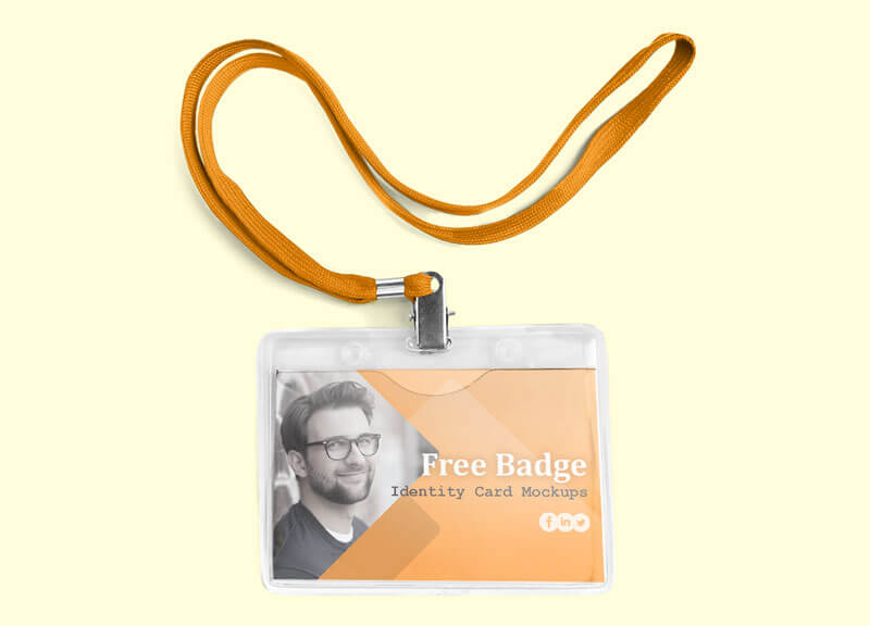 Badge Identity Card Mockups