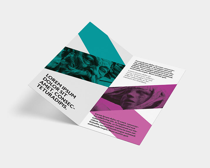 Super-Clean Bi-fold DL Leaflet Mockups (Includes Multiple Variations)