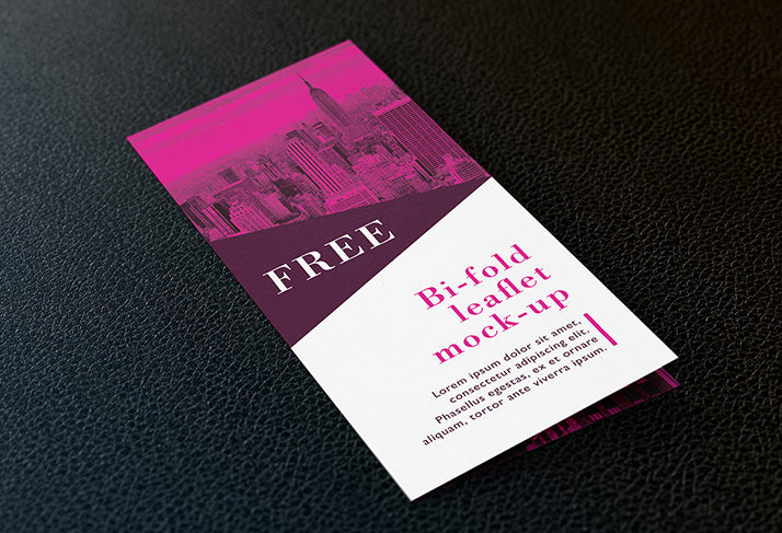 Big Collection of Bi Fold DL Leaflet Mockups