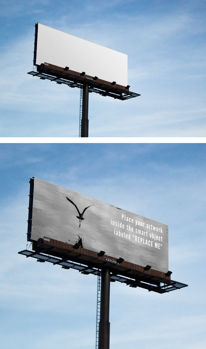 Highly-Detailed Billboard Mockup