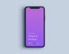 iPhone X Mockup with Changeable Color