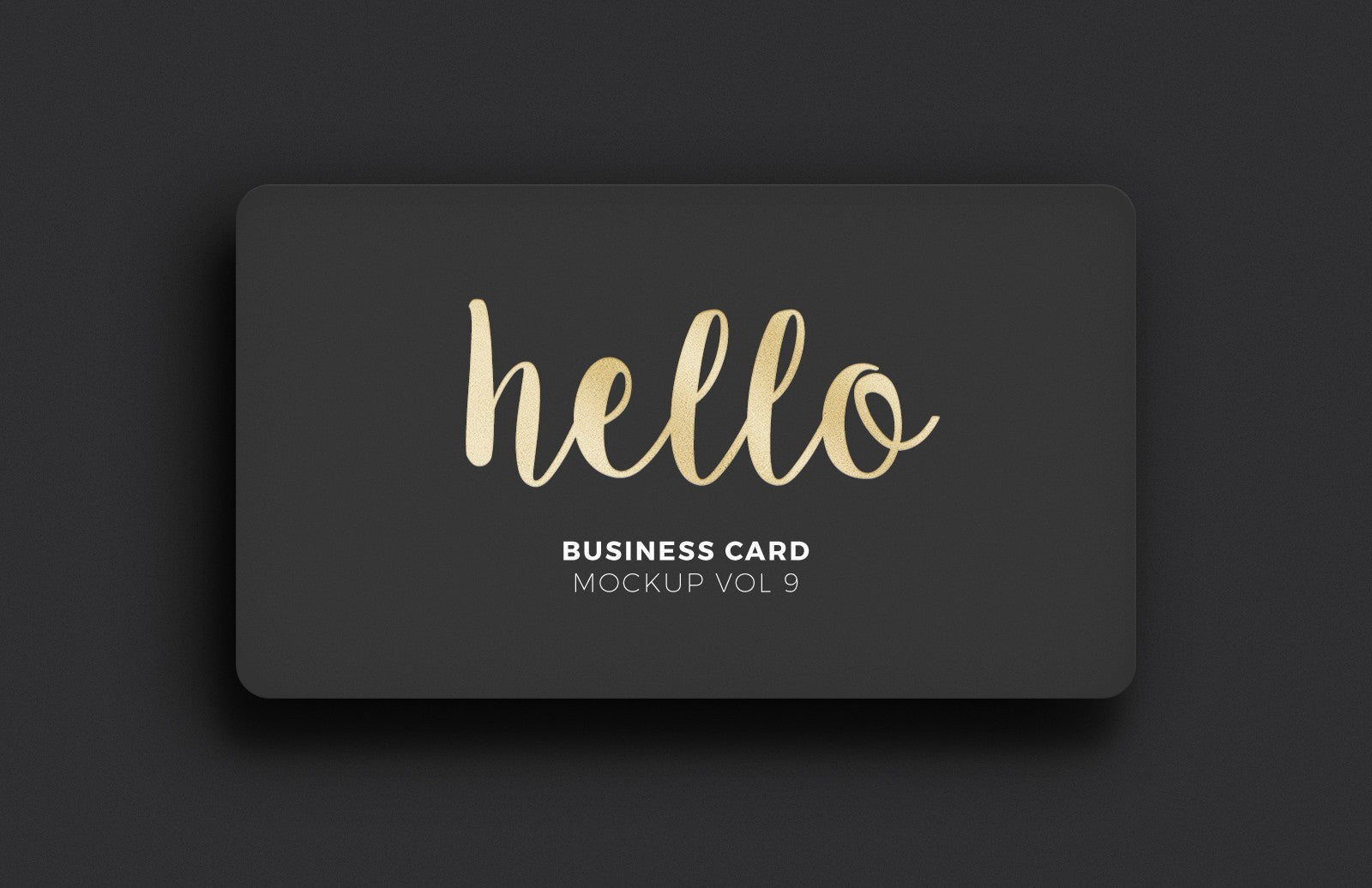 Black and White Business Card Versions (Mockup)