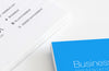 Blue Business Card Mockup