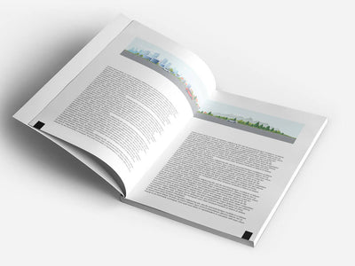 Book or Magazine Mockup with Cover