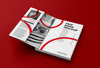 7 Views of Thick Book or Brochure Mockup