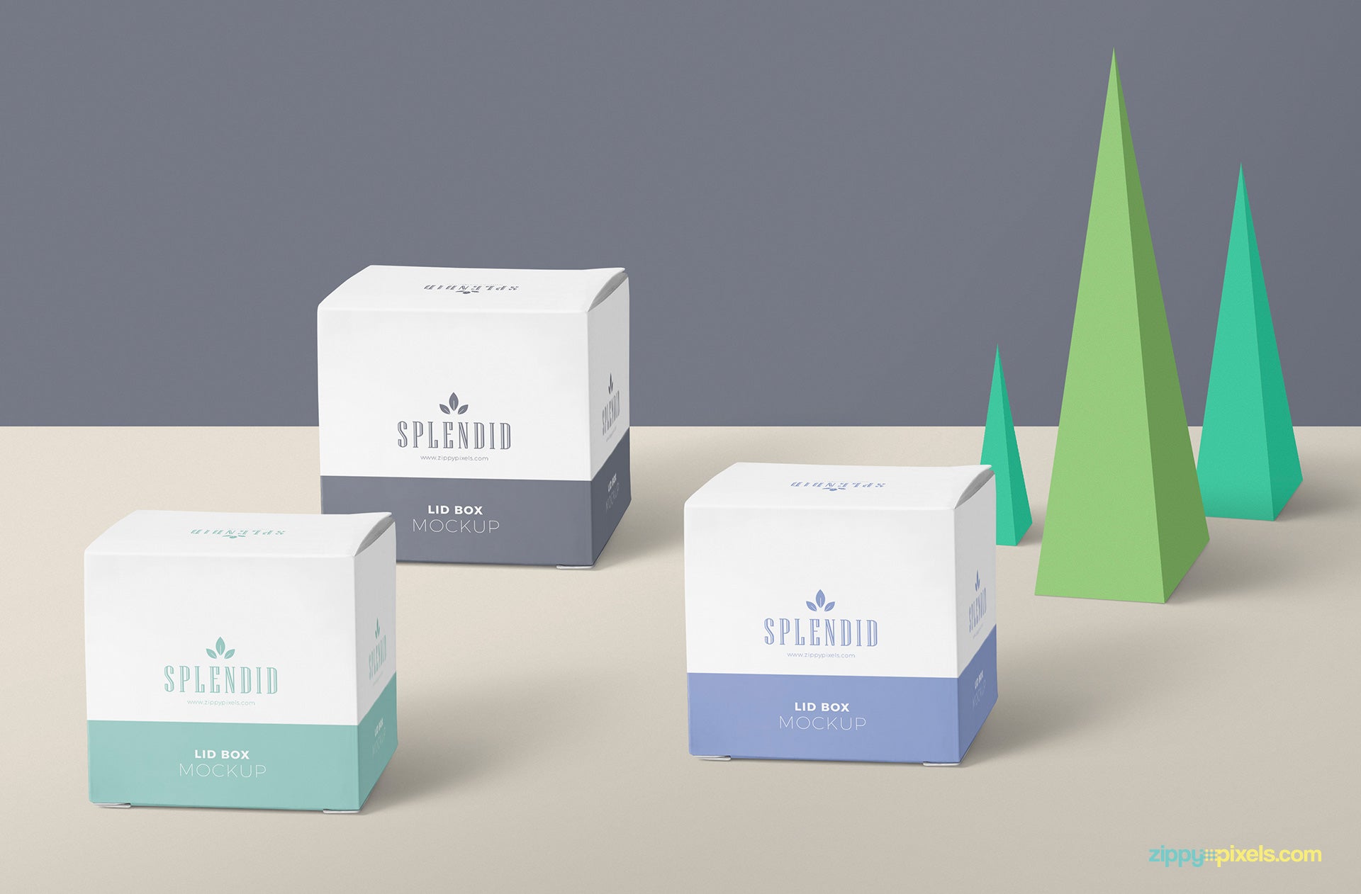 Paper Box Mockup PSD