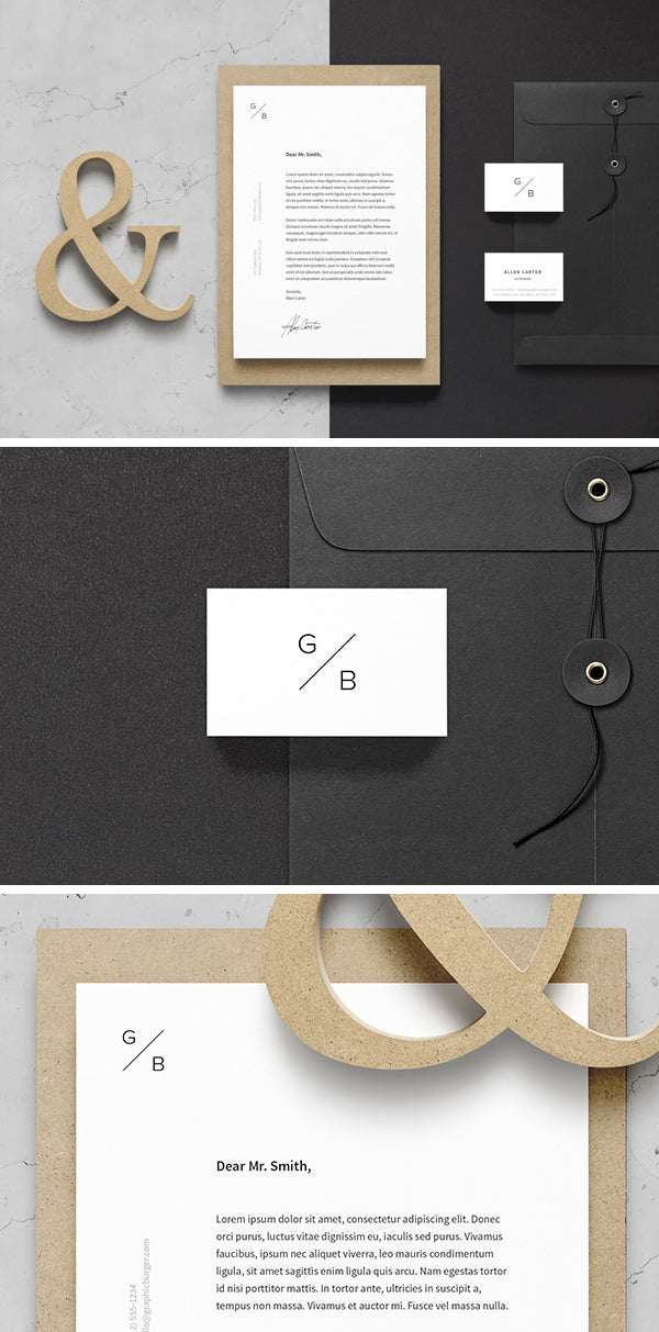Stationery Branding and Identity MockUp
