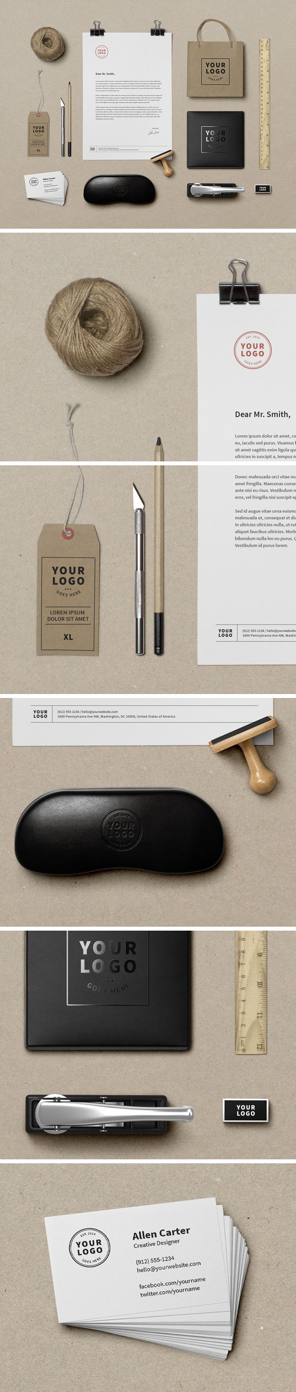 Big Set of Branding and Identity MockUps