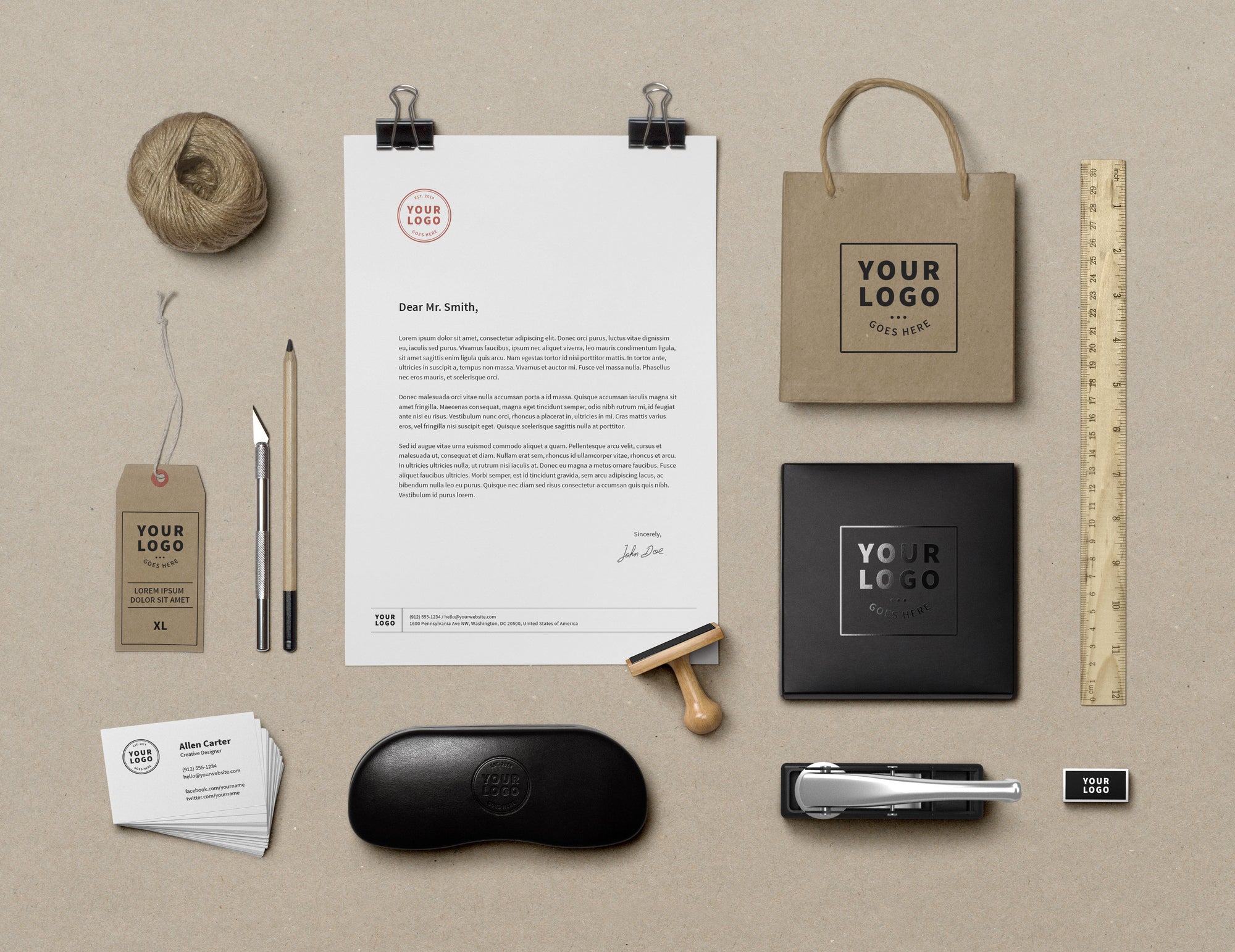 Big Set of Branding and Identity MockUps