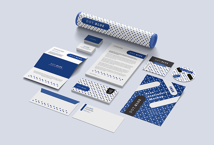 Bit Retro Corporate Identity Mockup