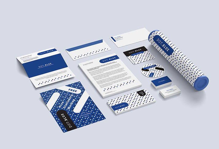 Bit Retro Corporate Identity Mockup