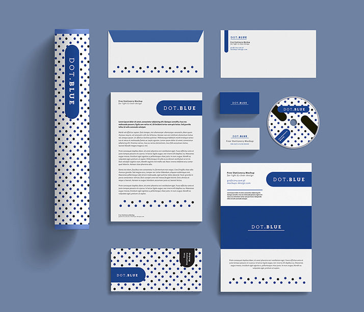 Bit Retro Corporate Identity Mockup