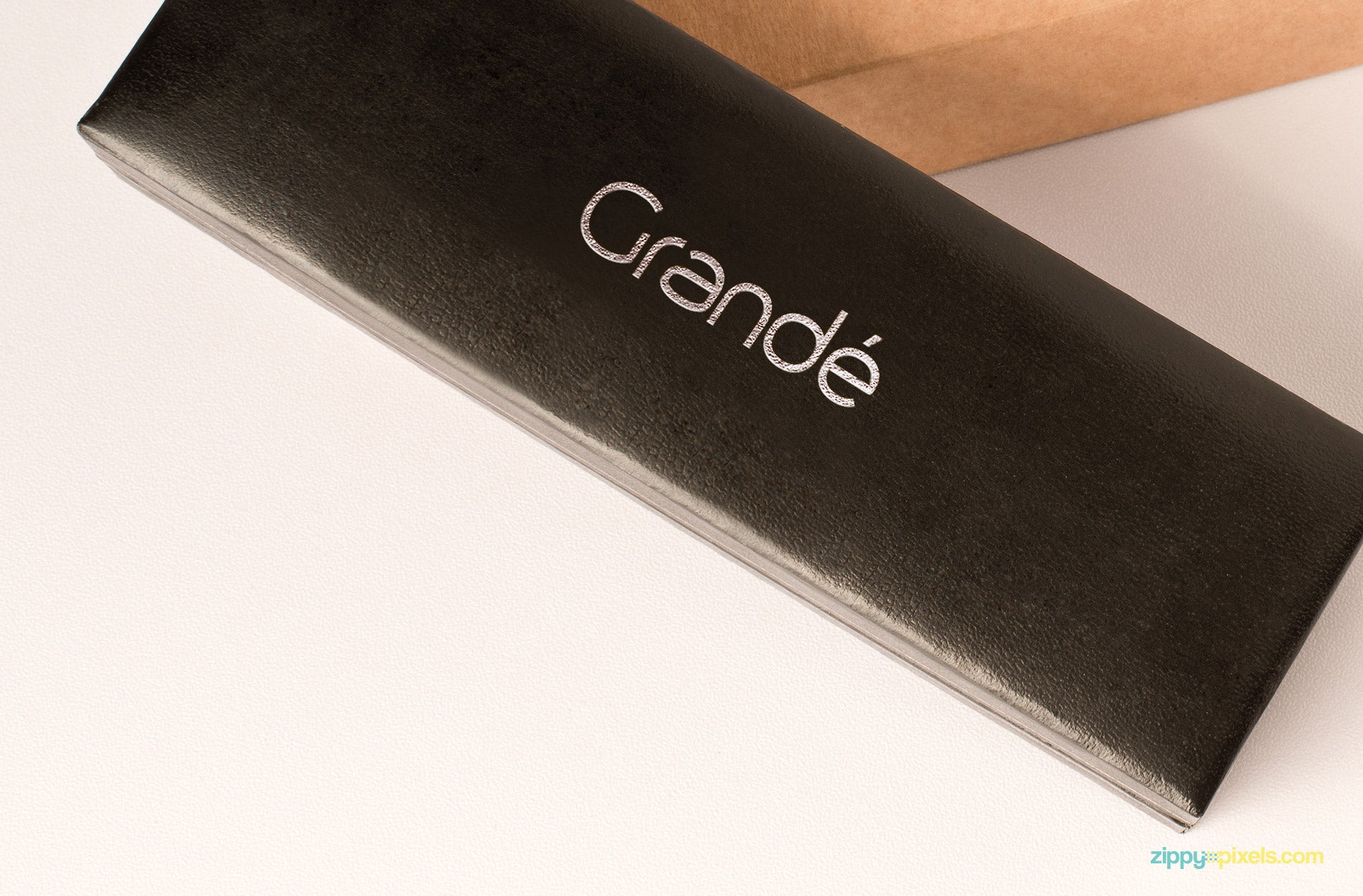 Rectangular Leather Box Mockup