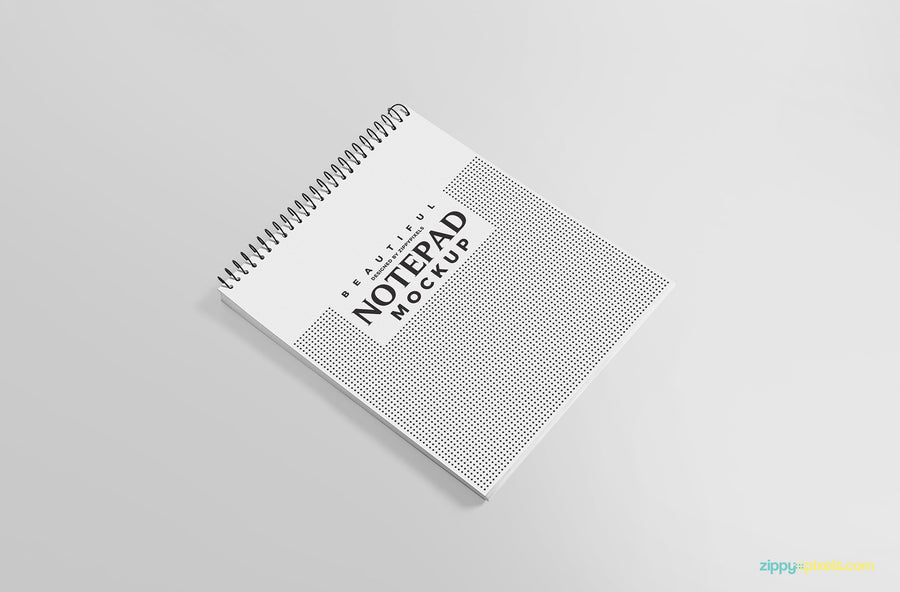 Ringed Notepad Mockup