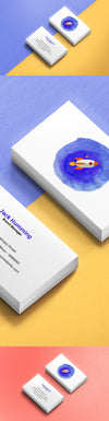 Cool Business Card Mockup Template